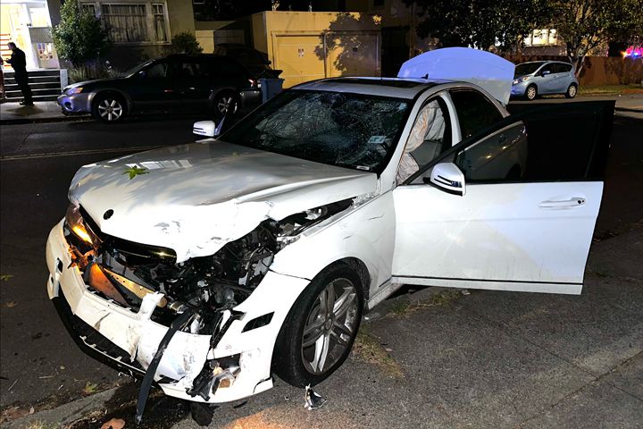 Motorcycle rider in critical, 1 arrested after Berkeley crash