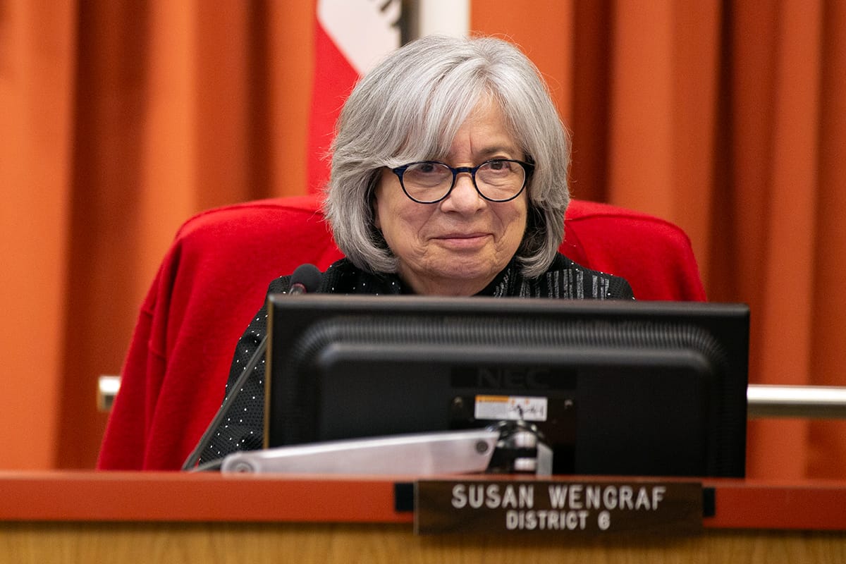 Leaders thank Susan Wengraf: 'You always put the city first'