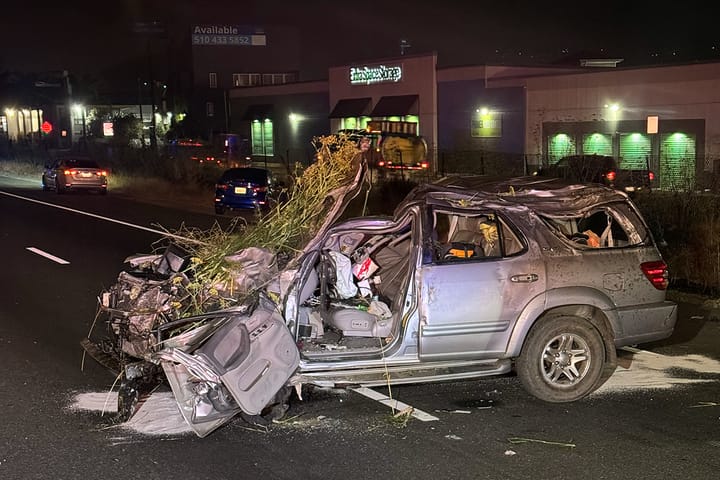 Driver sustains major injuries in Berkeley freeway crash